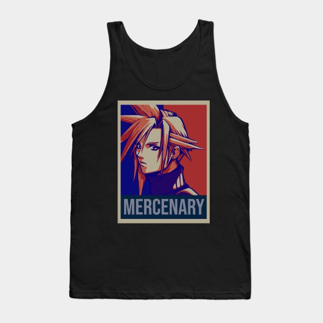 The Mercenary Poster Tank Top by Rickster07